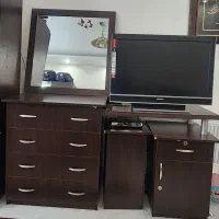 آینه دراور و تخت دو نفره