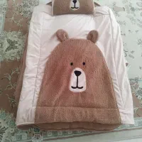 تشک، بالش و پتوی بچه (طرح خرسی)