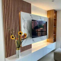 کناف پارکت کاغذ دیواری آینه پازل قاب بندی