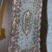 رومیزی مخمل  دست دوز