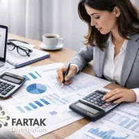 حسابدار خانم شرکت پخش مواد غذایی