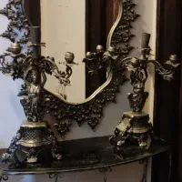 آینه و  شمعدان و کنسول