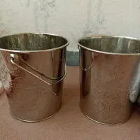 سطل استیل ضخیم