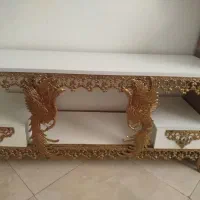 میز تلویزیون برنجی