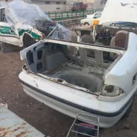 اطاق سمند قسمت عقب و  صندوق و موتور کامل