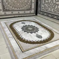 فرش مرمری طلایی