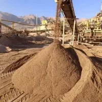 ماسه شسته 06 ماسه ملاتی ماسه بادی ریگ  ماکادوم بیس