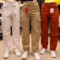 شلوار کارگو کتان عمده