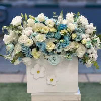 باکس گل فیروزه کد ۱۶۳۰ گلاریس