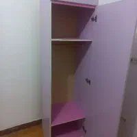 کمد جالباسی یاسی و تشک تخت دونفره