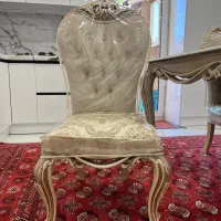 نهار خوری شش نفره استیل