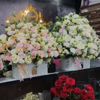 باکس با گل طبیعی( مناسب نامزدی )