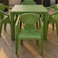 صندلی پلاستیکی میز ناهارخوری