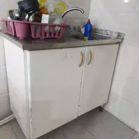 کابینت دوتایی با ظرفشویی یک قلو