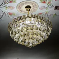 سه عدد لوستر کریستالی