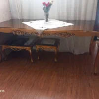 میز ناهار خوری ۸نفره سالم.اصلا استفاده نشده