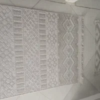 فرش مراکشی ماشینی مدرن با پادری
