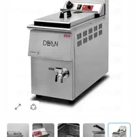 سرخ‌کن صنعتی تک لگن رومیزی گازی 15 لیتری