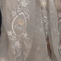 پرده ی حریر سالنی