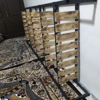 قفسه فلزی و چوبی ۲.۶۰×۱.۲۰ مناسب فروشگاه و منزل