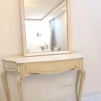 کنسول و ایینه تمام چوب