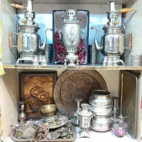 وسایل ورشو برنجی مس قلمزنی انگشتر نقره قدیمی کهنه