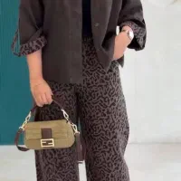 ست شومیز شلوار زنانه جنس بوگاتی