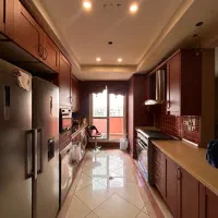 کابینت های روکش چوب آشپزخانه