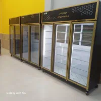 تولید یخچال درب طلایی رنگ .سرما پلاس