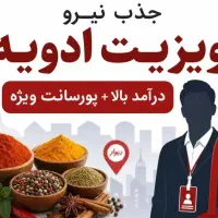 ویزیتور ادویه ـ درآمد تصاعدی و بالا