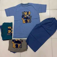 ست تیشرت شلوارک بچگانه عمده جنس پنبه زیرفی حراجی