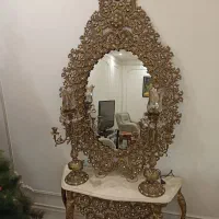 آینه و شمعدان برنج