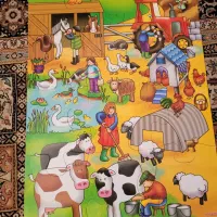 پازل کوسن لوستر  سرویس حمام