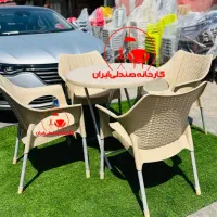 میز و صندلی پلاستیکی طرح یوسفا نهارخوری غذاخوری