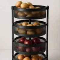 سبد سیب‌زمینی پیاز