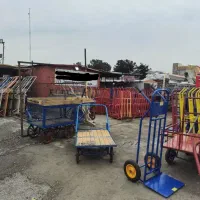 گاری و چرخ دستی پاپ مارکت چهار چرخ برند پاپ