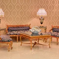 نیم ست پر منبت مدل ایتالیا|مبلمان خانگی و میز عسلی|تهران, پاسداران|دیوار