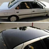 کاور بدنه نوک مدادی کربن نقره‌ای روکش دودی۲ لایه