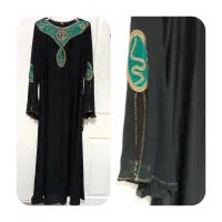 مانتو عربی اصل با شال ست