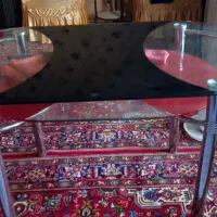 میز غذاخوری شیشه ای