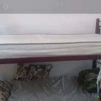 تخت دوطبقه فلزی با تشک
