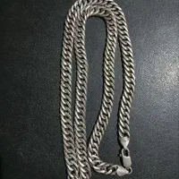 زنجیر نقره کرال تایلندی و کارتیه پر