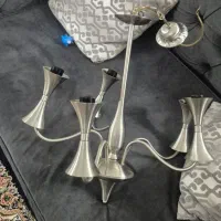 لوستر ۵ شاخه استیل