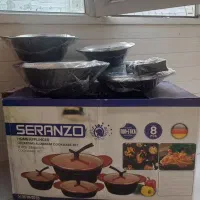 سرویس تقلون ۸ پارچه قابلمه SERENZO