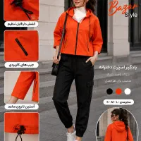 سویشرت بارونی کراپ دخترانه