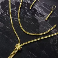 طلا سرویس گردنبند دستبند گوشواره