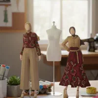 آموزش تخصصی خیاطی طراحی تصویرسازی و تزیینات لباس