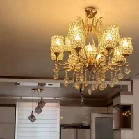 لوستر|لوستر و چراغ آویز|سرخه, |دیوار