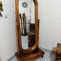 آینه قدی تمام چوب روس
