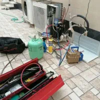 تعمیرات نصب سرویس گازگیری کولرهای دوتیکه پنجره ای